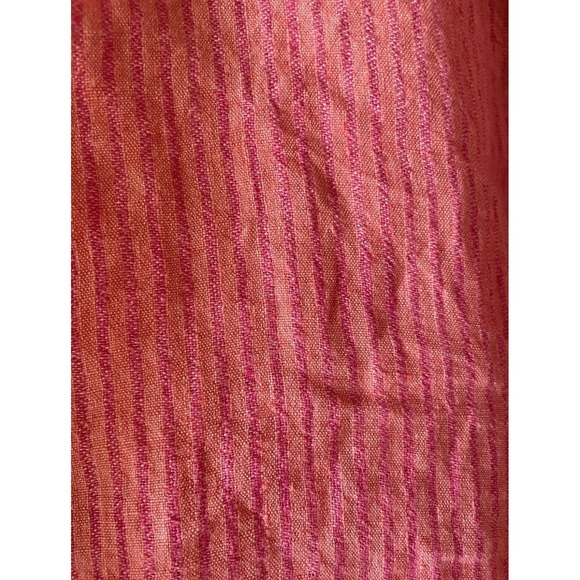 FLAX Linen Tunic Top 1G Lagenlook Oversized Organic Pink Relaxed Boho Minimalist - Picture 5 of 11